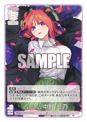 変わりゆく日々 中野 二乃